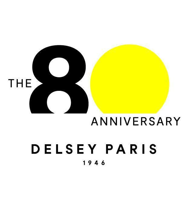 Delsey Cadence utvidbar ekstra stor koffert 81 cm Black/Silver-Harde kofferter-BagBrokers