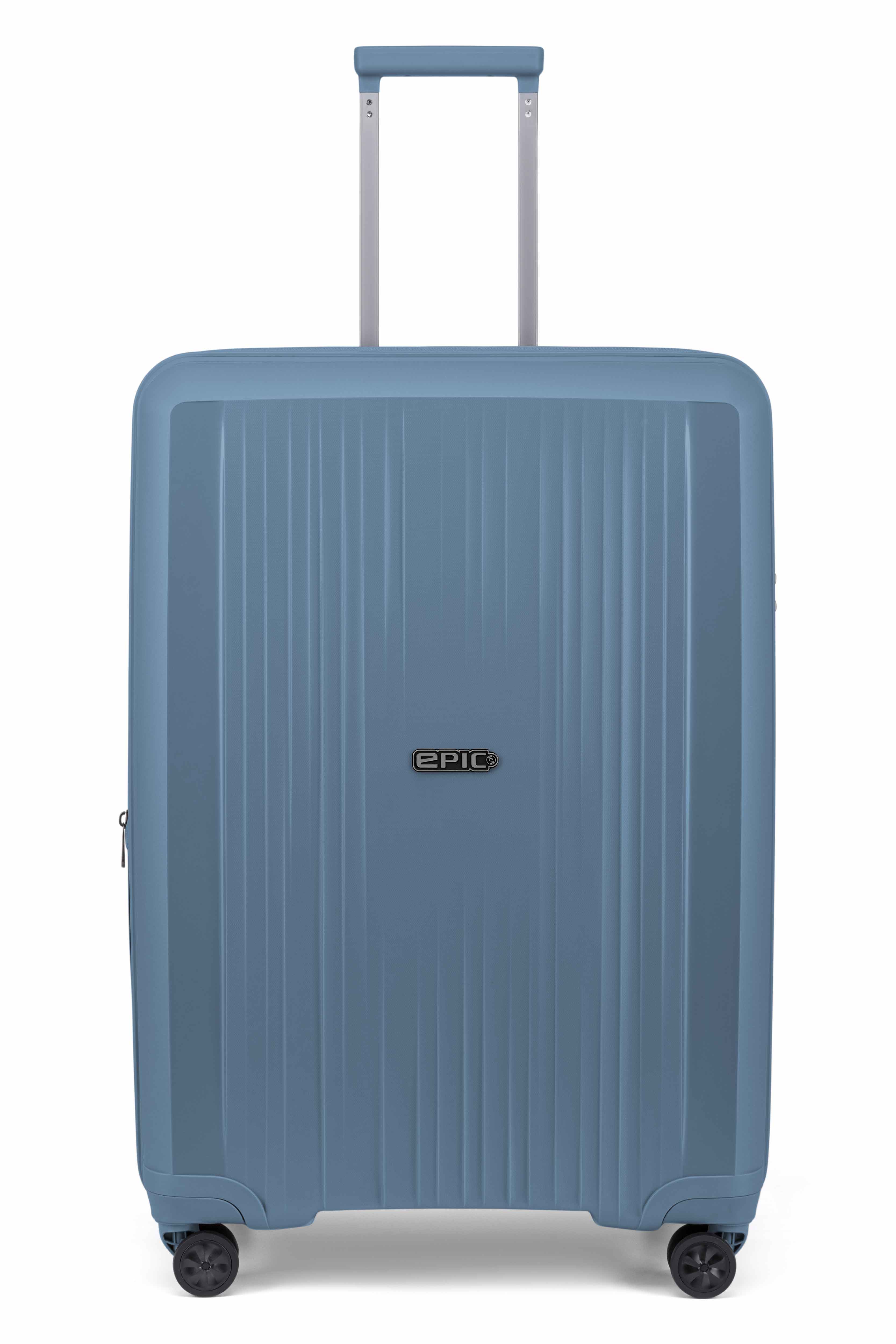 Epic HALO hard utvidbar stor koffert 73 cm FolkstoneBLUE