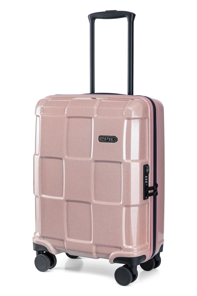 Epic Crate Reflex EVO kabinkoffert med 4 hjul 55 cm CrystalROSE-Harde kofferter-BagBrokers