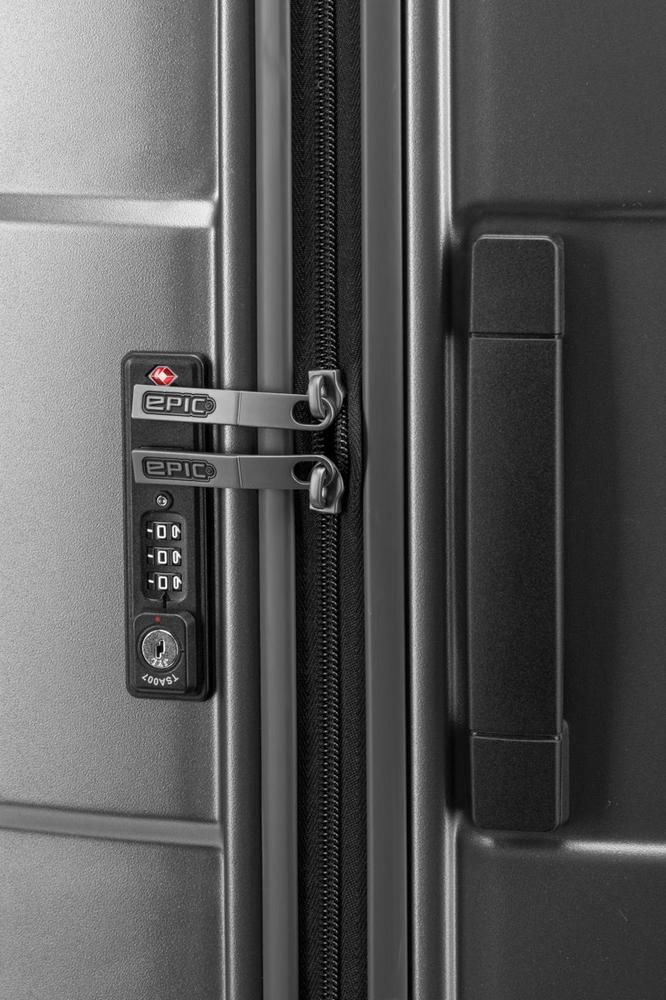 Epic Crate Solid koffertsett StealthGREY-Harde kofferter-BagBrokers