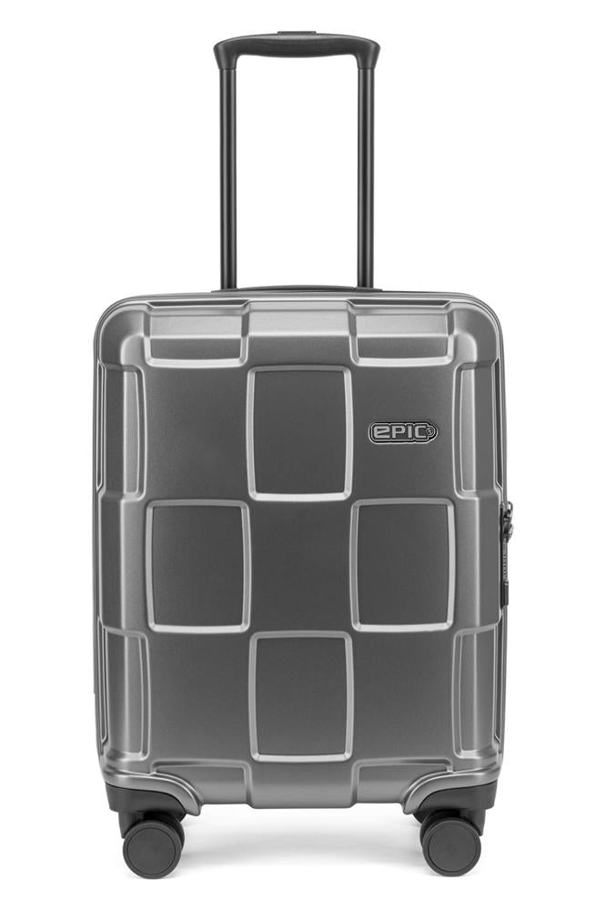 Epic Crate Solids kabin koffert med 4 hjul StealthGREY-Harde kofferter-BagBrokers