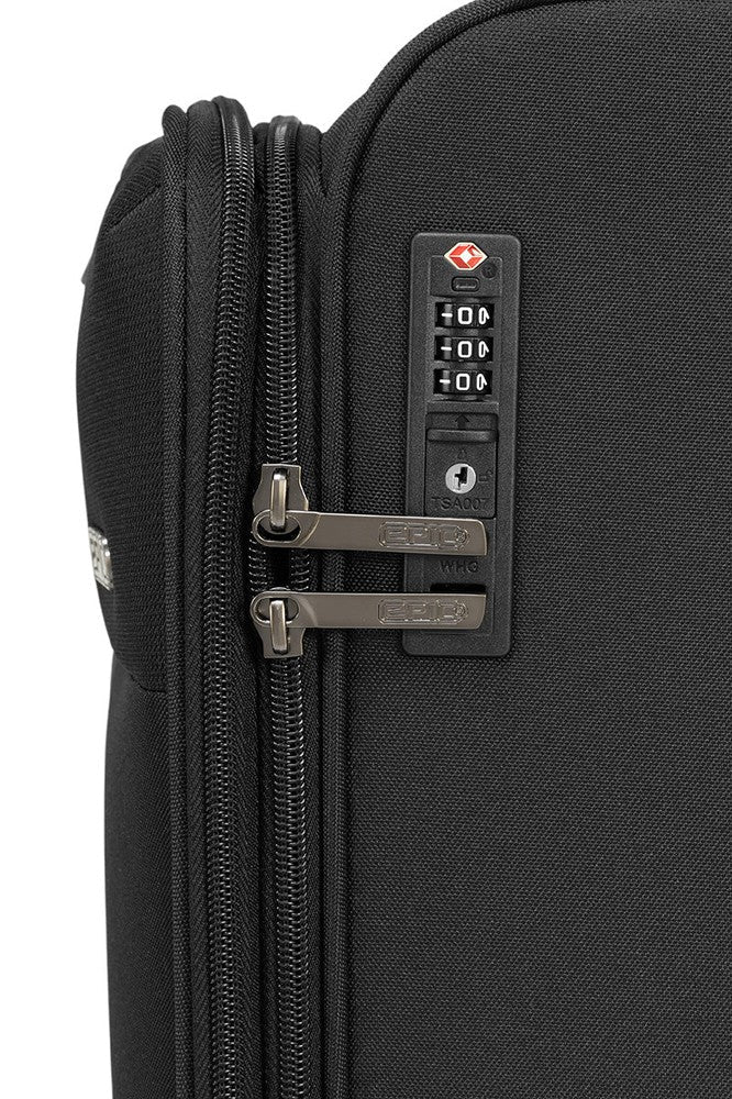 Epic Discovery Neo myk utvidbar koffertsett i 3 deler Svart-Myke kofferter-BagBrokers