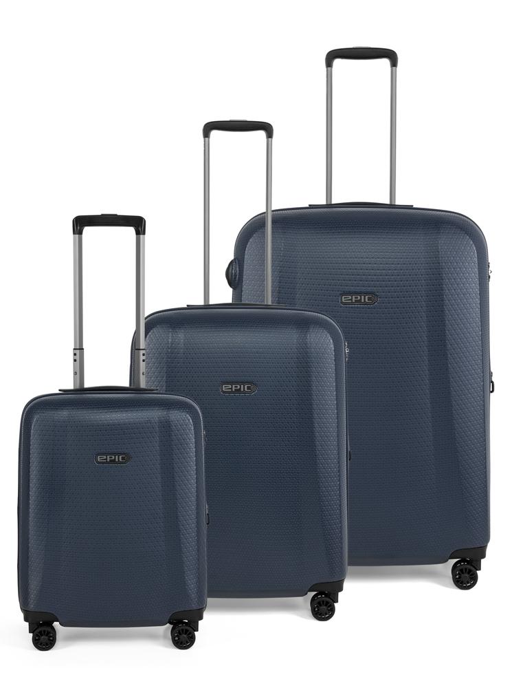 Epic GTO 5.0 Koffertsett i 3 deler MidnightBLUE-Harde kofferter-BagBrokers