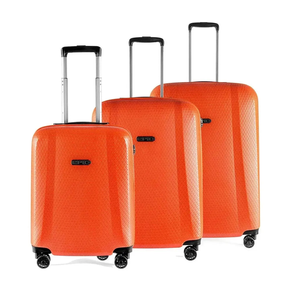 Epic GTO 5.0 Koffertsett i 3 deler neonORANGE-Harde kofferter-BagBrokers