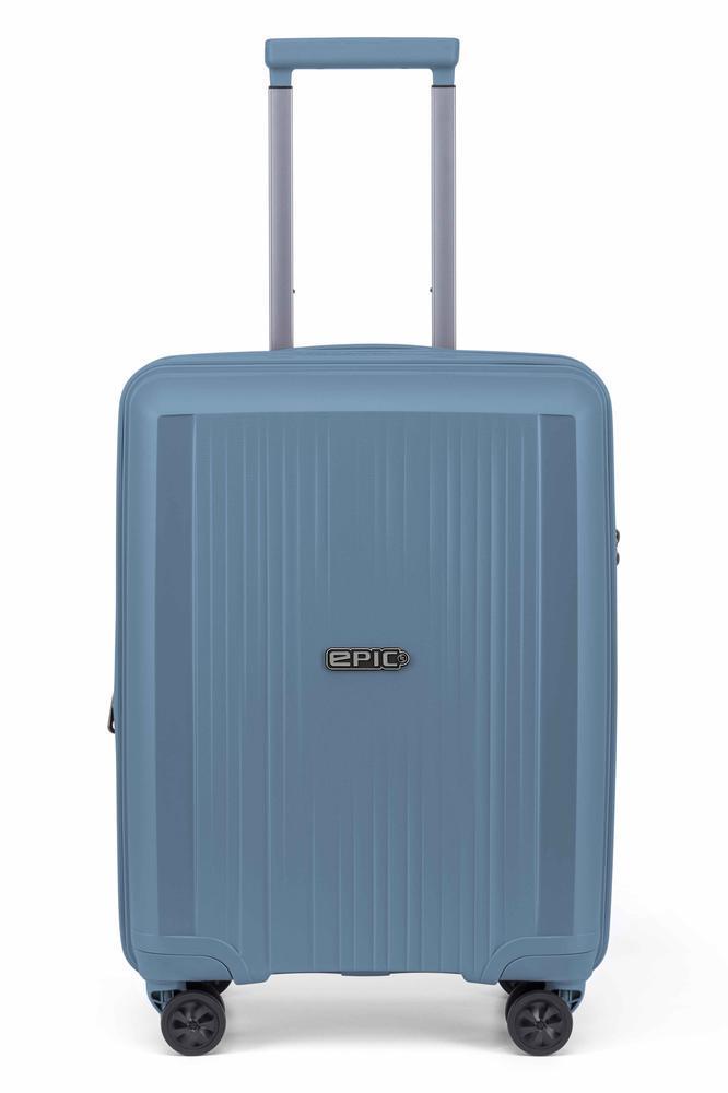 Epic HALO hard utvidbar kabinkoffert 55 cm FolkstoneBLUE-Harde kofferter-BagBrokers