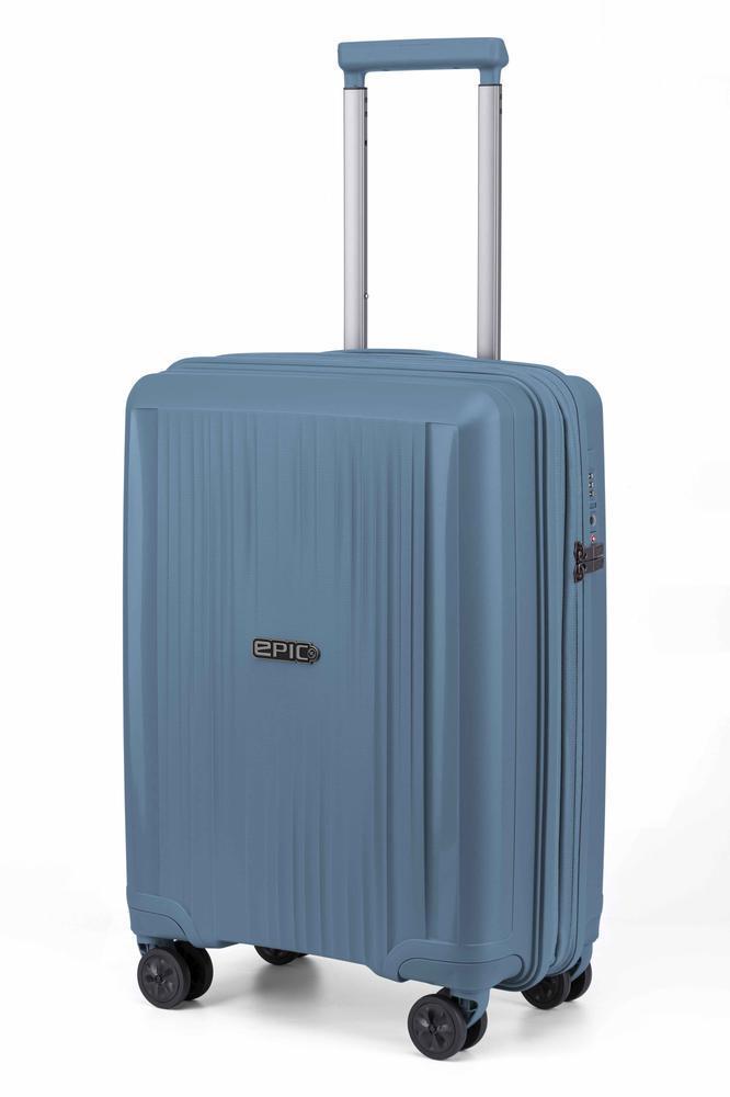 Epic HALO hard utvidbar kabinkoffert 55 cm FolkstoneBLUE-Harde kofferter-BagBrokers