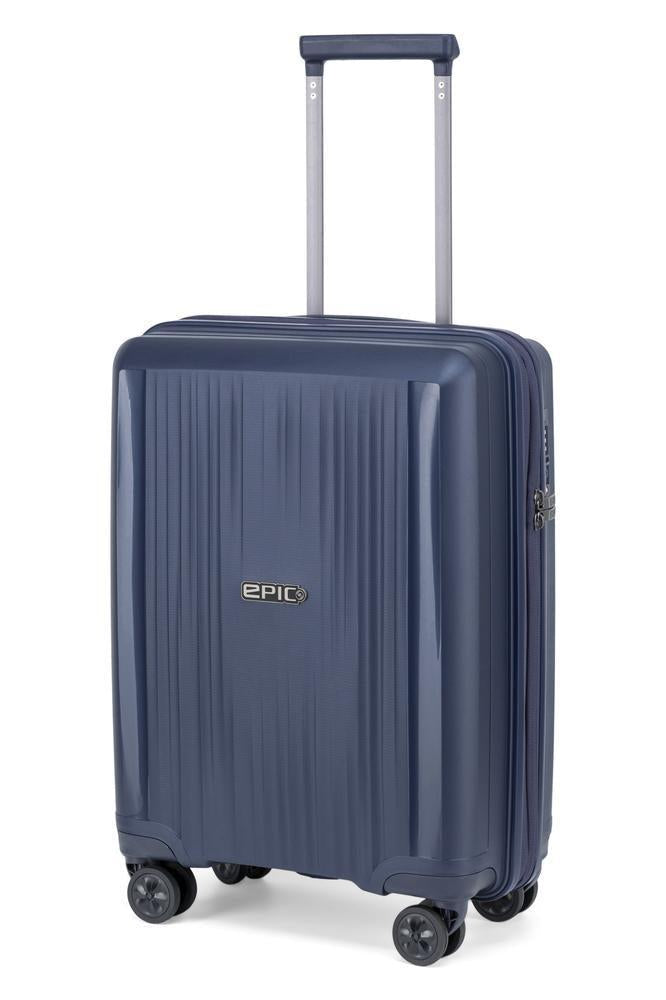 Epic HALO hard utvidbar kabinkoffert 55 cm PeacotBLUE-Harde kofferter-BagBrokers