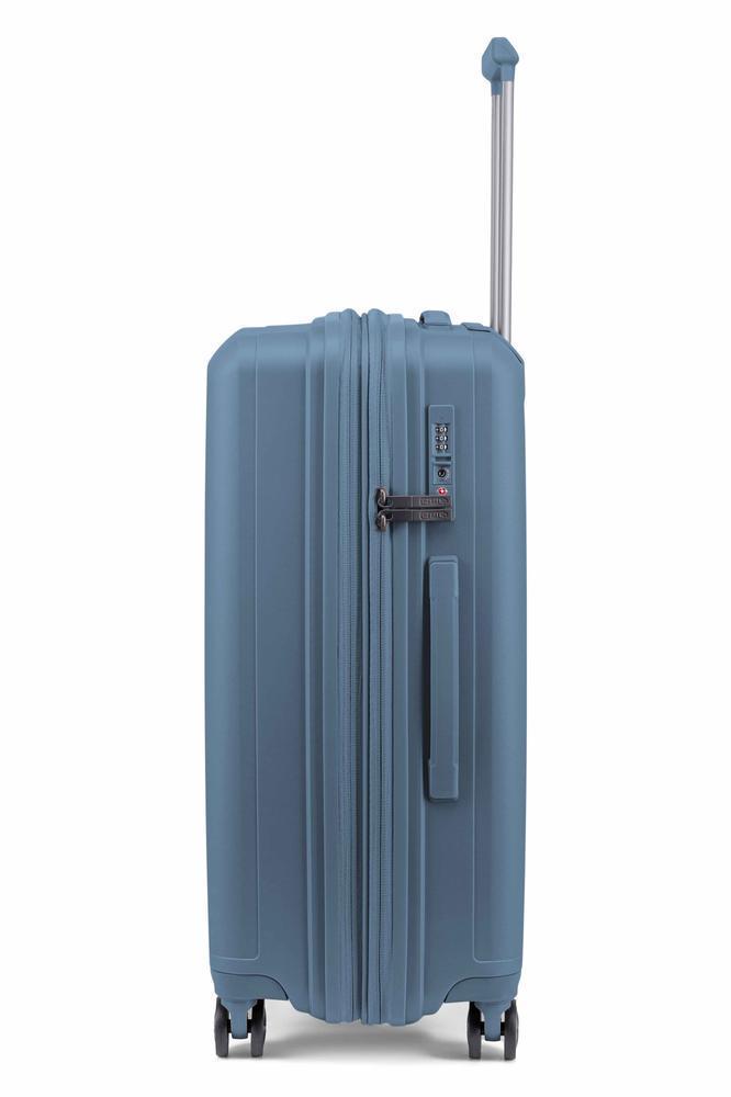 Epic HALO hard utvidbar medium koffert 65 cm FolkstoneBLUE-Harde kofferter-BagBrokers