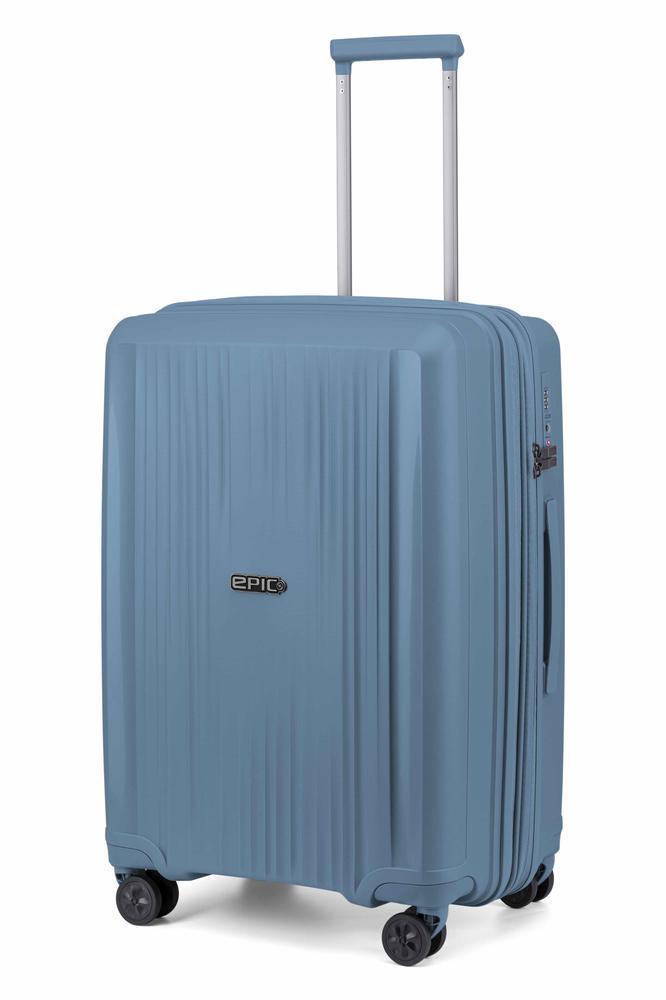 Epic HALO hard utvidbar medium koffert 65 cm FolkstoneBLUE-Harde kofferter-BagBrokers
