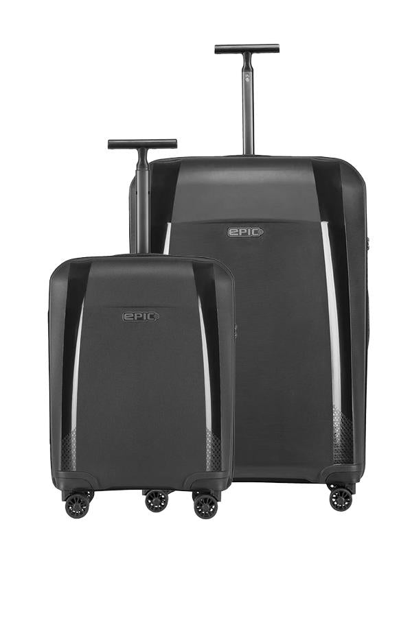 Epic Phantom SL 2-Sett med harde trillekofferter 55+76 cm BLACK-Harde kofferter-BagBrokers