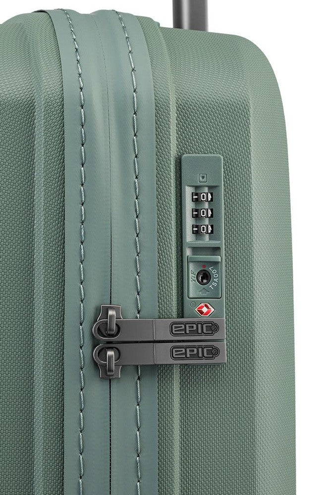 Epic Phantom SL stor lett koffert 76 cm 95 liter 3,8 kg EdenGreen-Harde kofferter-BagBrokers