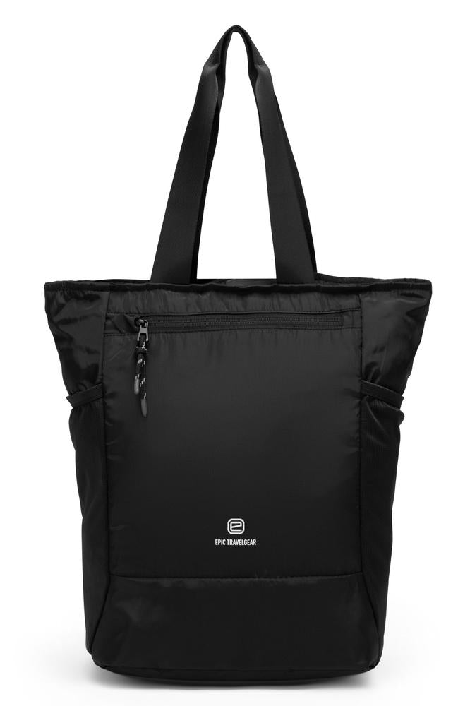 Epic XPAK Flight Sammenleggbar Tote Ryggsekk 24 liter Svart-Veske-BagBrokers