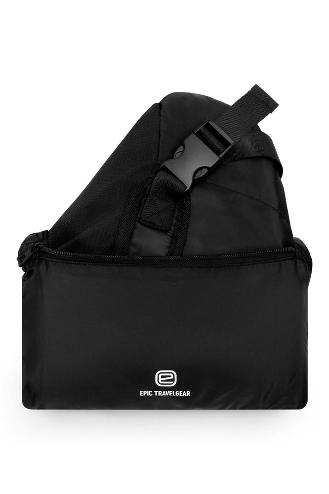 Epic XPAK Flight Sammenleggbar Tote Ryggsekk 24 liter Svart-Veske-BagBrokers