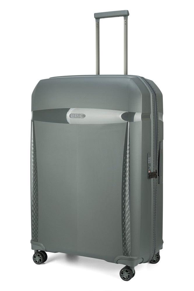 Epic Zeleste hard stor koffert 76 cm 105 liter GhostGREY-Harde kofferter-BagBrokers