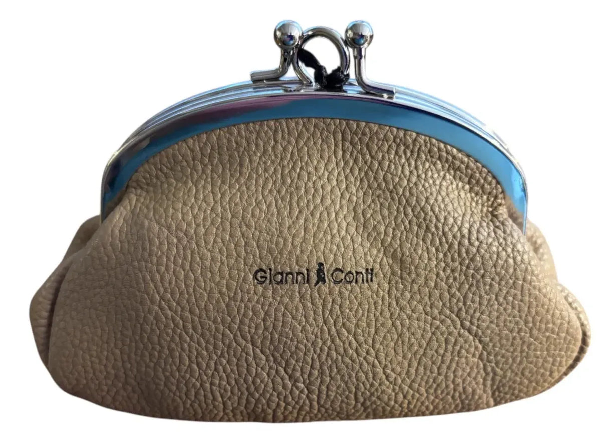 Gianni Conti Cherie Coin Purse Oliven-Lommebok/ Kortholder-BagBrokers