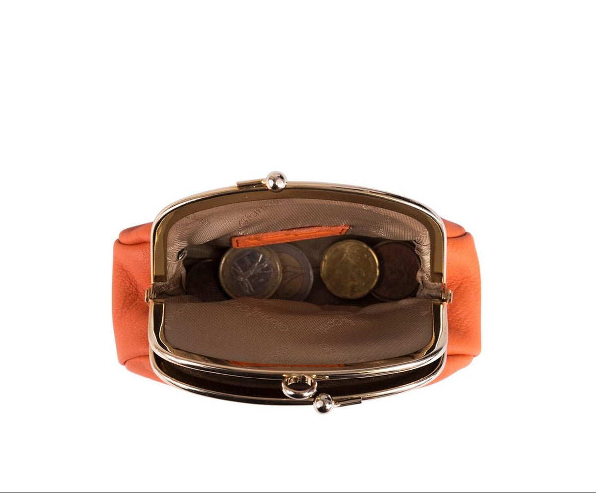 Gianni Conti Cherie Coin Purse Orange-Lommebok/ Kortholder-BagBrokers
