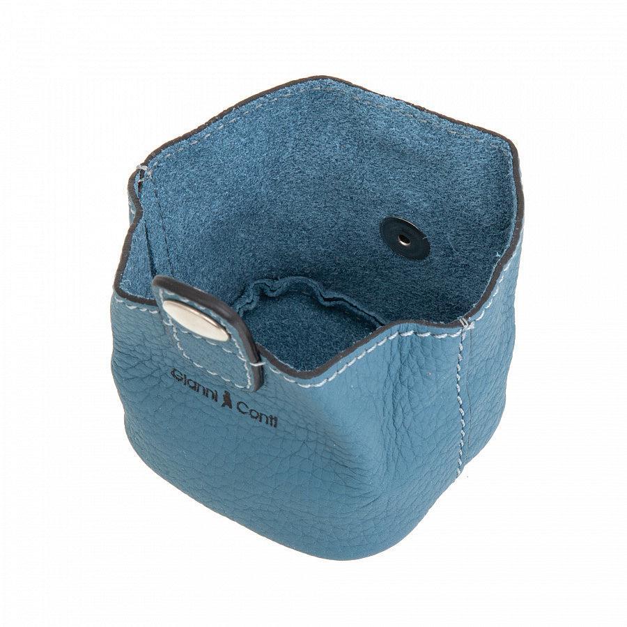 Gianni Conti Myntpung/Airpods Blå-Lommebok/ Kortholder-BagBrokers
