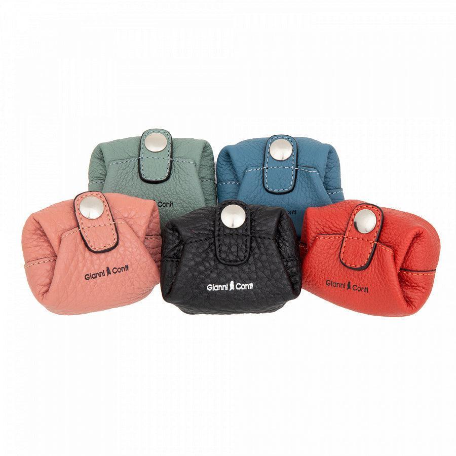 Gianni Conti Myntpung/Airpods Blå-Lommebok/ Kortholder-BagBrokers