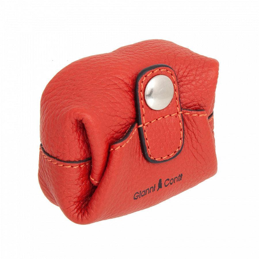 Gianni Conti Myntpung/Airpods Oransje-Lommebok/ Kortholder-BagBrokers