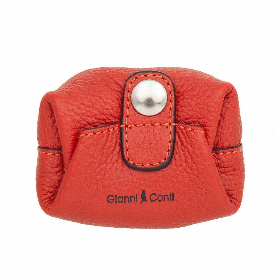 Gianni Conti Myntpung/Airpods Oransje-Lommebok/ Kortholder-BagBrokers