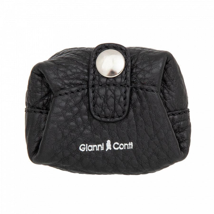 Gianni Conti Myntpung/Airpods Svart-Lommebok/ Kortholder-BagBrokers