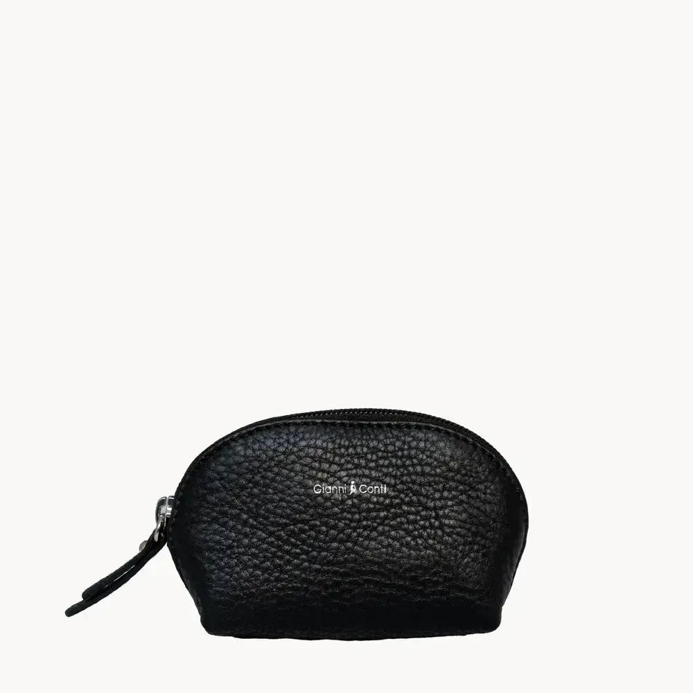 Gianni Conti Vera Coin Purse Svart-Lommebok/ Kortholder-BagBrokers