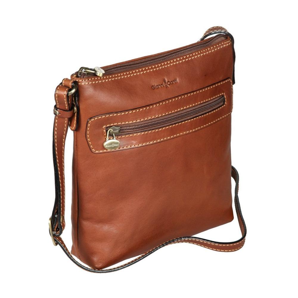 Gianni Conti skulderveske Tan-Veske-BagBrokers