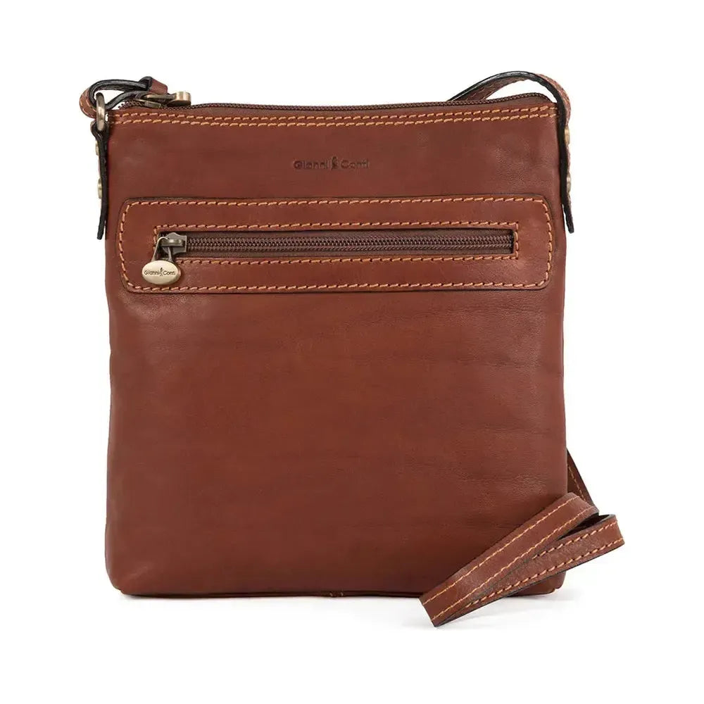 Gianni Conti skulderveske Tan-Veske-BagBrokers