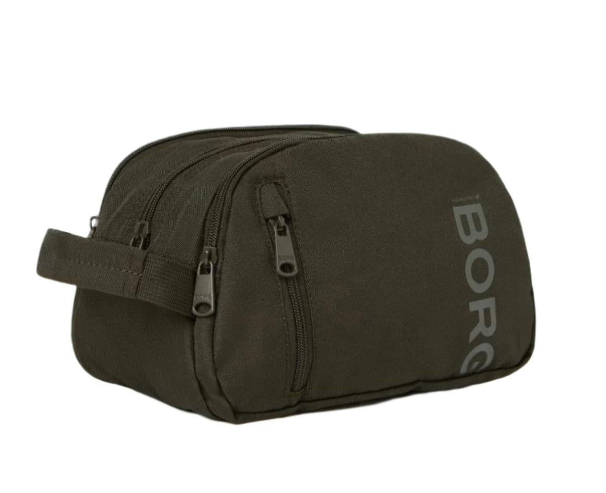 Grønn Bjørn Borg Core 8007 toalettmappe Peat-Toalettmappe-BagBrokers
