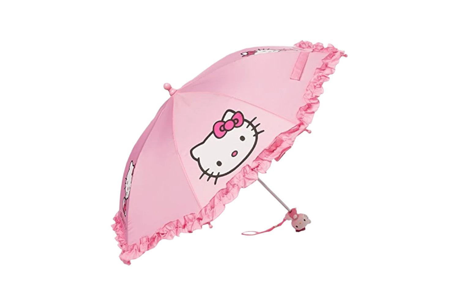 Hello Kitty paraply Rosa-Paraplyer-BagBrokers