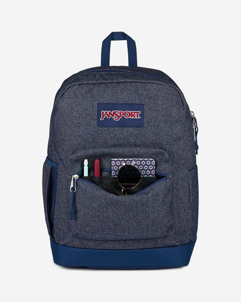 JanSport Cross Town Plus sekk 26 liter Indigo Denim-Ryggsekker-BagBrokers