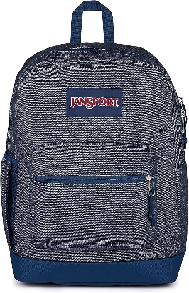 JanSport Cross Town Plus sekk 26 liter Indigo Denim-Ryggsekker-BagBrokers