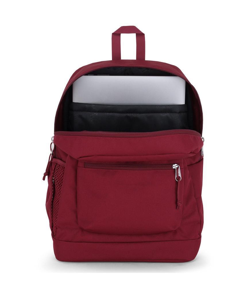 JanSport Cross Town Plus sekk 26 liter Russet Red-Ryggsekker-BagBrokers