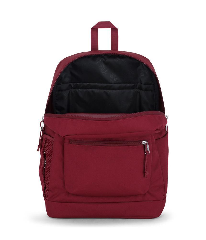JanSport Cross Town Plus sekk 26 liter Russet Red-Ryggsekker-BagBrokers