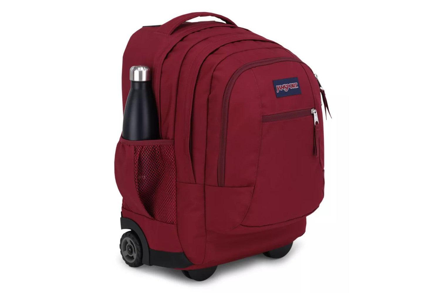 JanSport Driver 8 ryggsekk med hjul Russet Red-Ryggsekker-BagBrokers