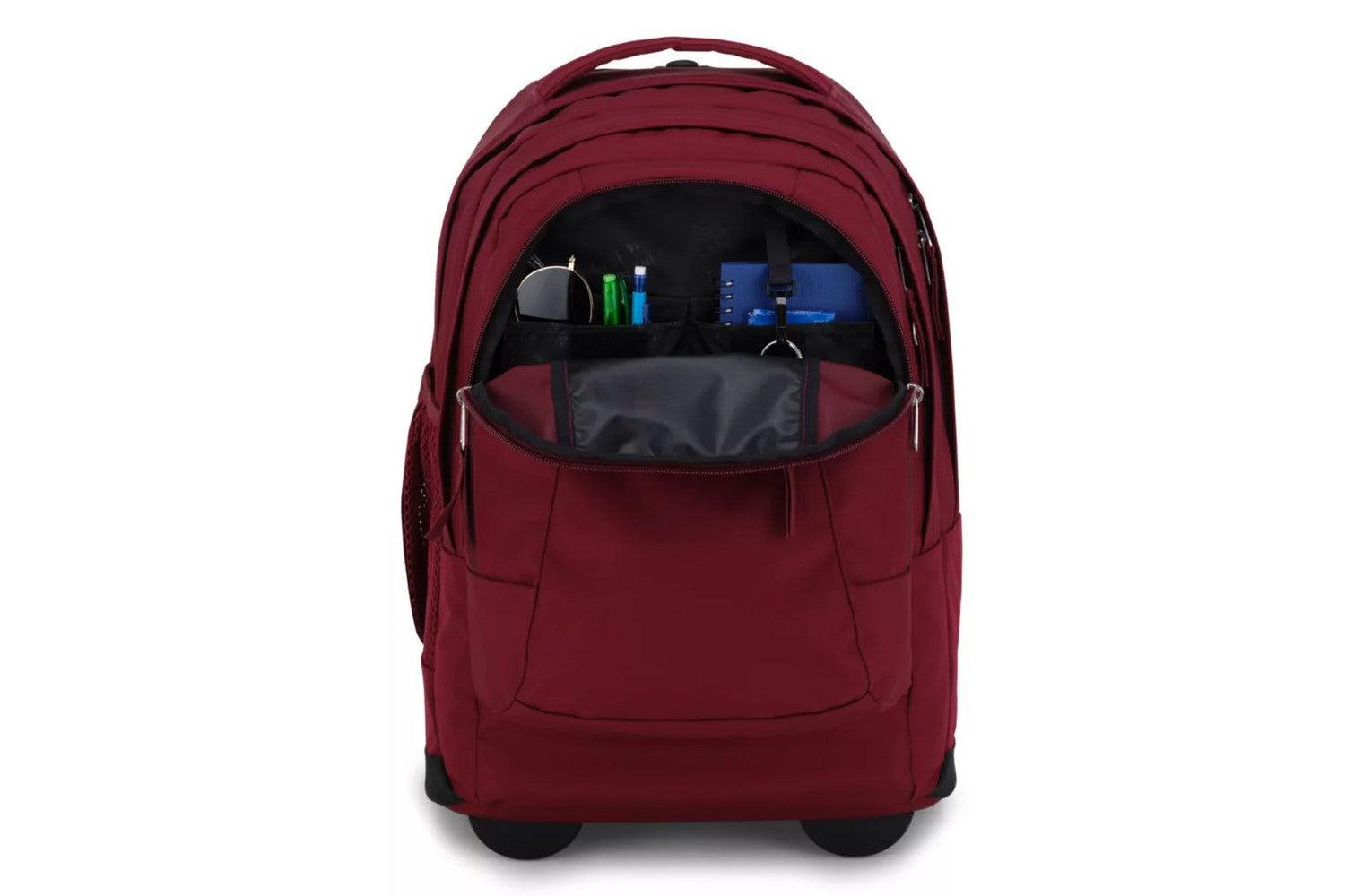 JanSport Driver 8 ryggsekk med hjul Russet Red-Ryggsekker-BagBrokers