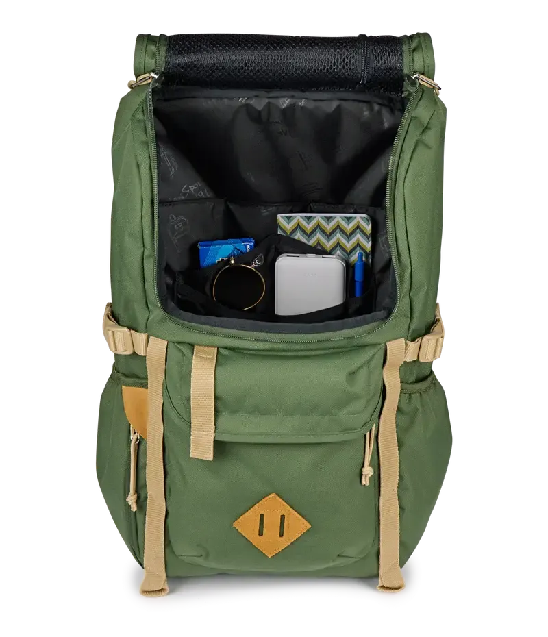 JanSport Hatchet Backpack 28 liter Cargo Green-Ryggsekker-BagBrokers