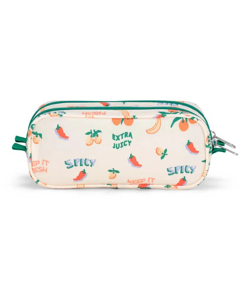 JanSport stort pennal Five A Day Cream-Pennal-BagBrokers