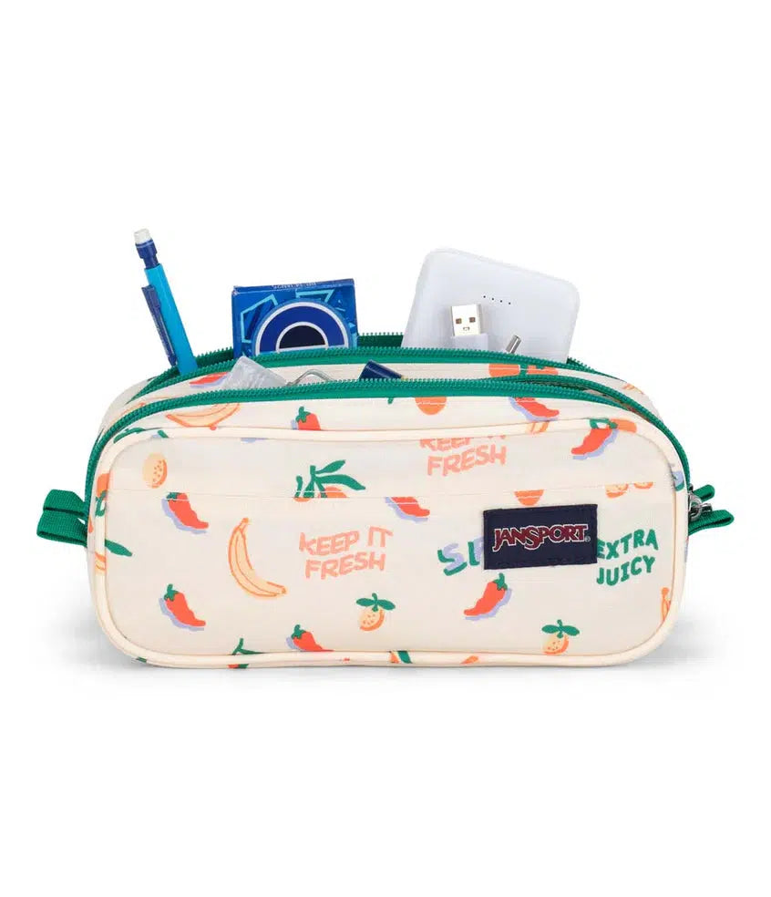 JanSport stort pennal Five A Day Cream-Pennal-BagBrokers