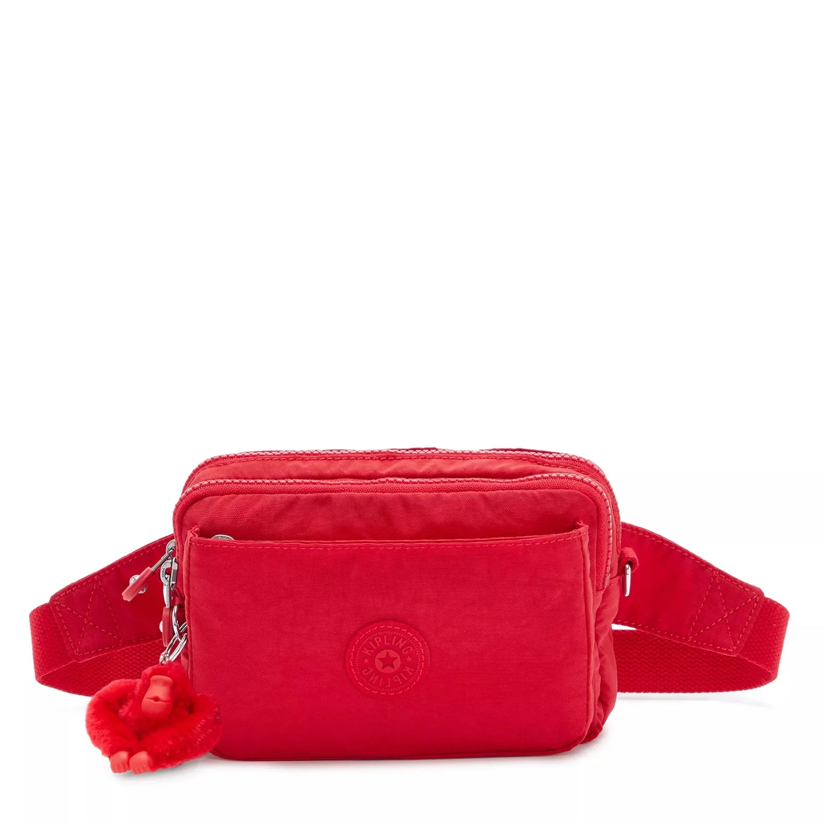 Kipling Abanu Multi mini 2-in-1 Crossbody og midjeveske Red Rouge