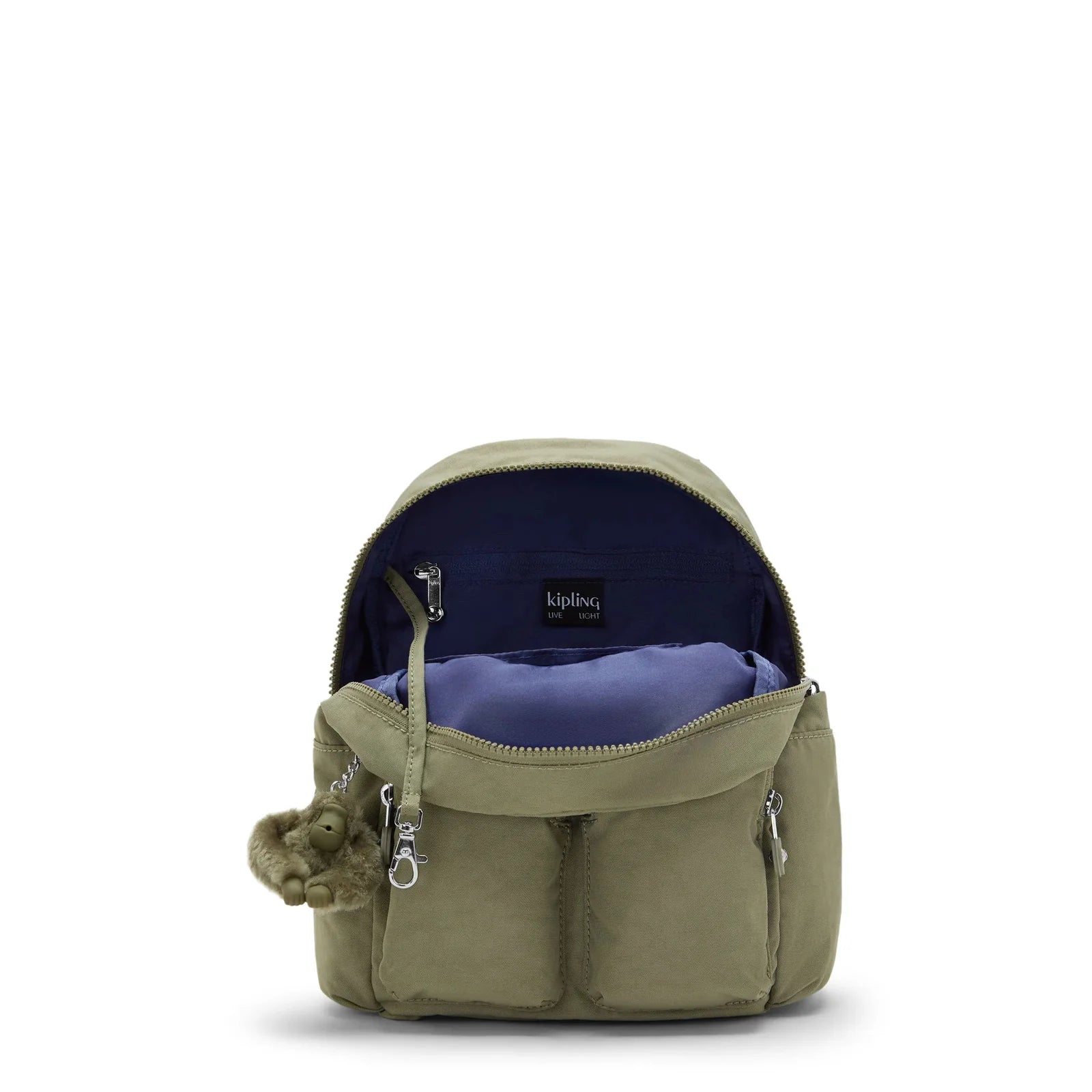 Kipling City Pocket mini ryggsekk Almost Sage