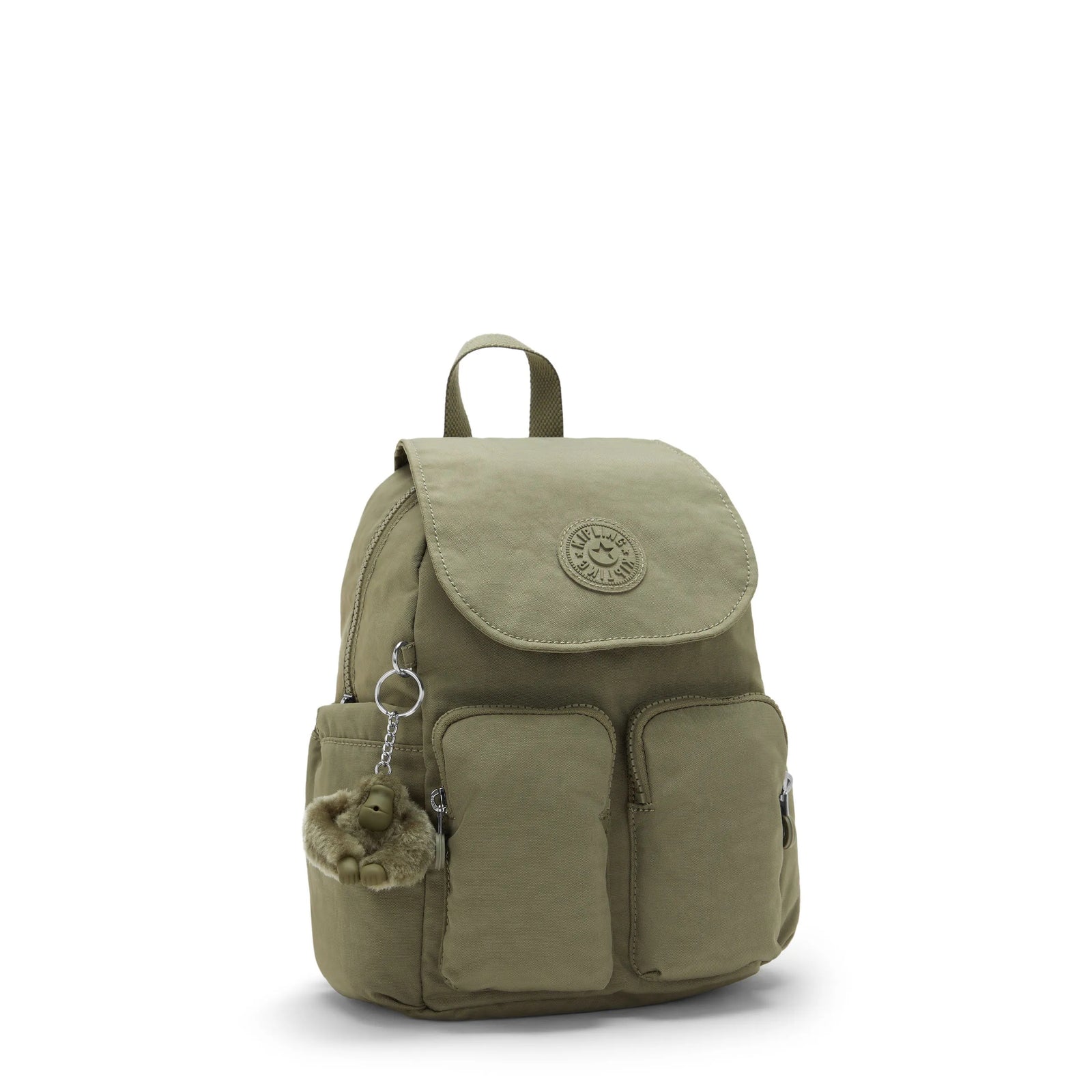 Kipling City Pocket mini ryggsekk Almost Sage