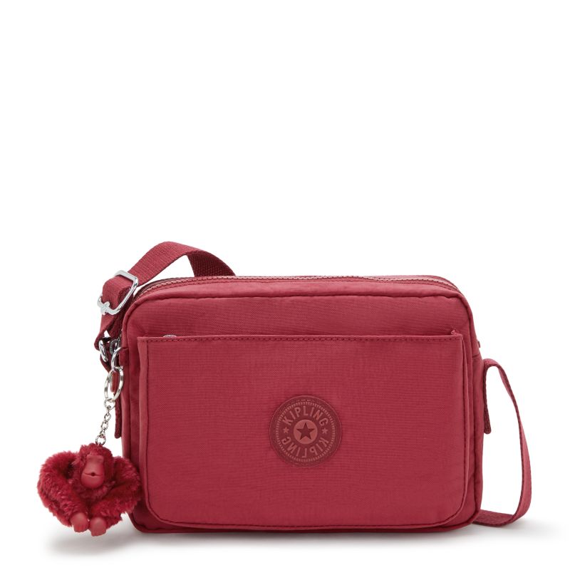 Kipling Abanu Medium Crossbody-veske Funky Red-Veske-BagBrokers