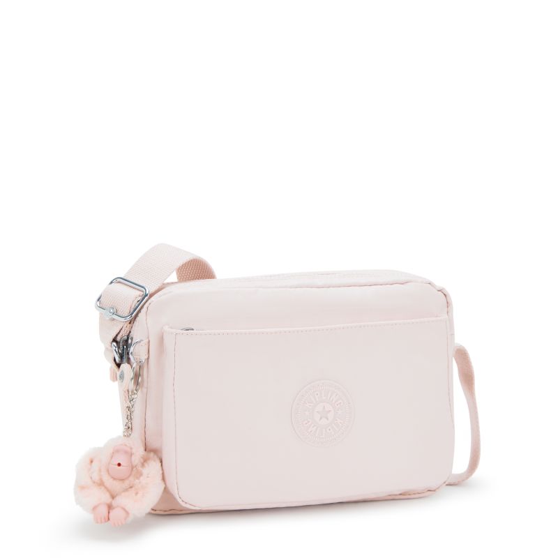 Kipling Abanu Medium Crossbody-veske Pink Shine-Veske-BagBrokers