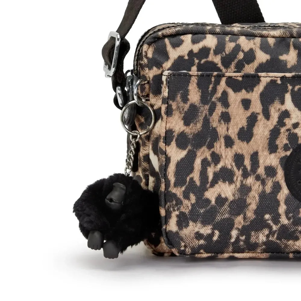 Kipling Abanu Medium Crossbody-veske Wild Leopard-Veske-BagBrokers