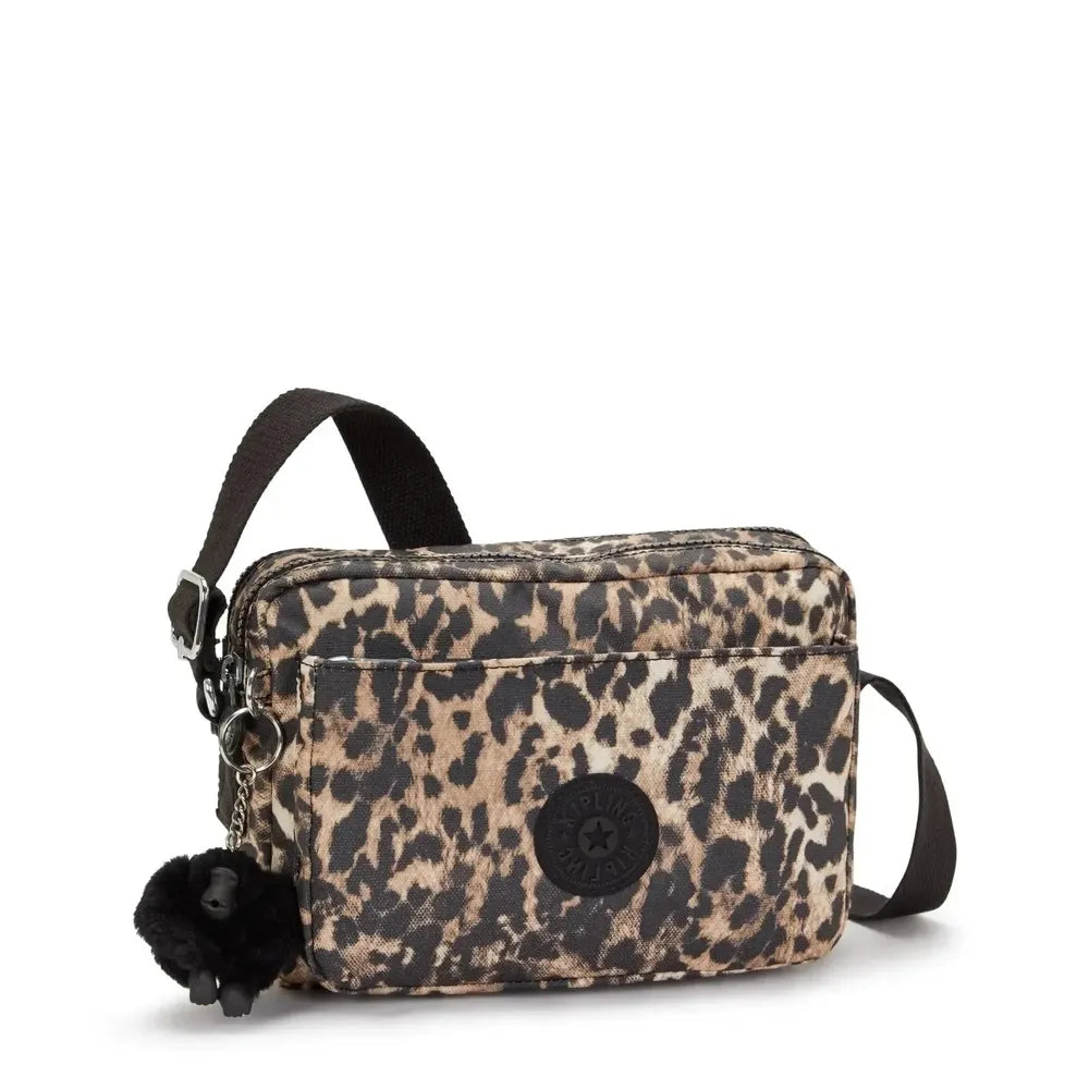 Kipling Abanu Medium Crossbody-veske Wild Leopard-Veske-BagBrokers