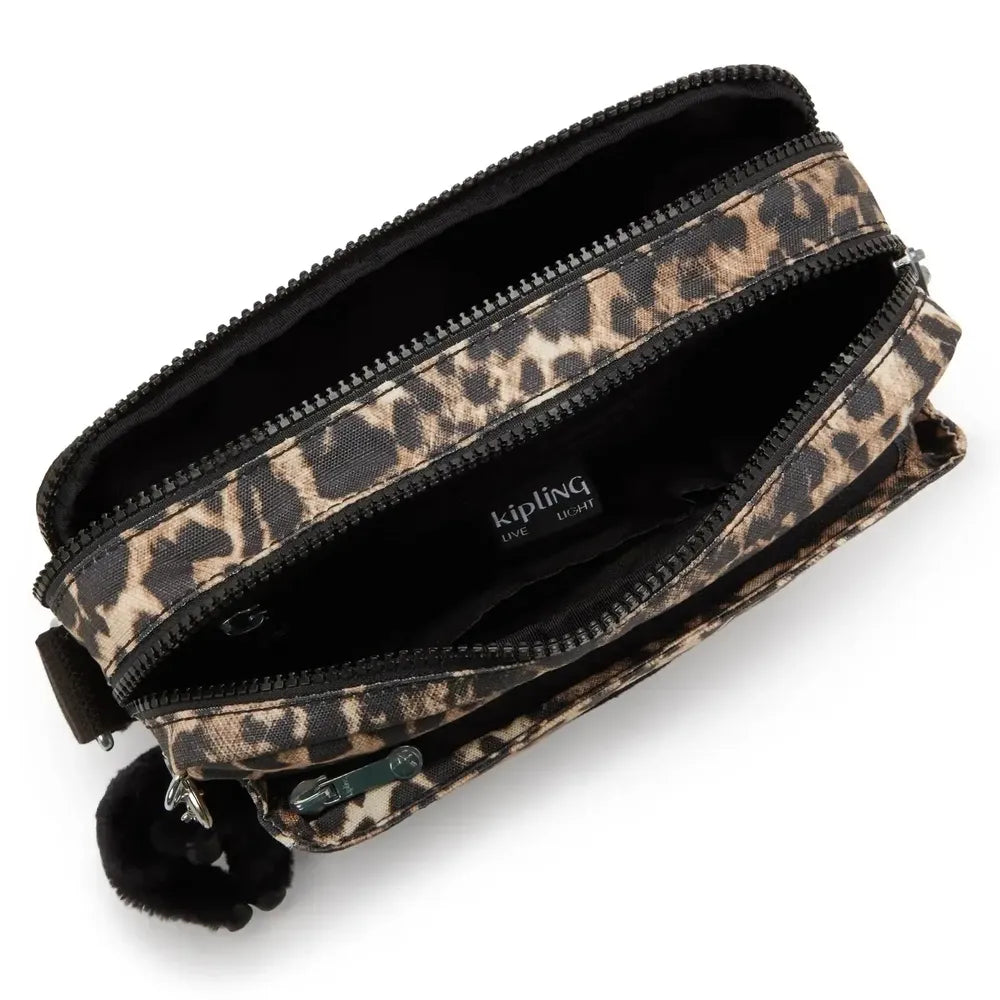 Kipling Abanu Medium Crossbody-veske Wild Leopard-Veske-BagBrokers