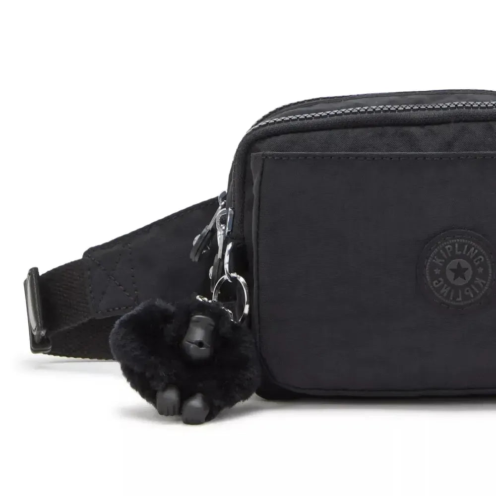 Kipling Abanu Multi mini 2-in-1 Crossbody og midjeveske Black Noir-Veske-BagBrokers