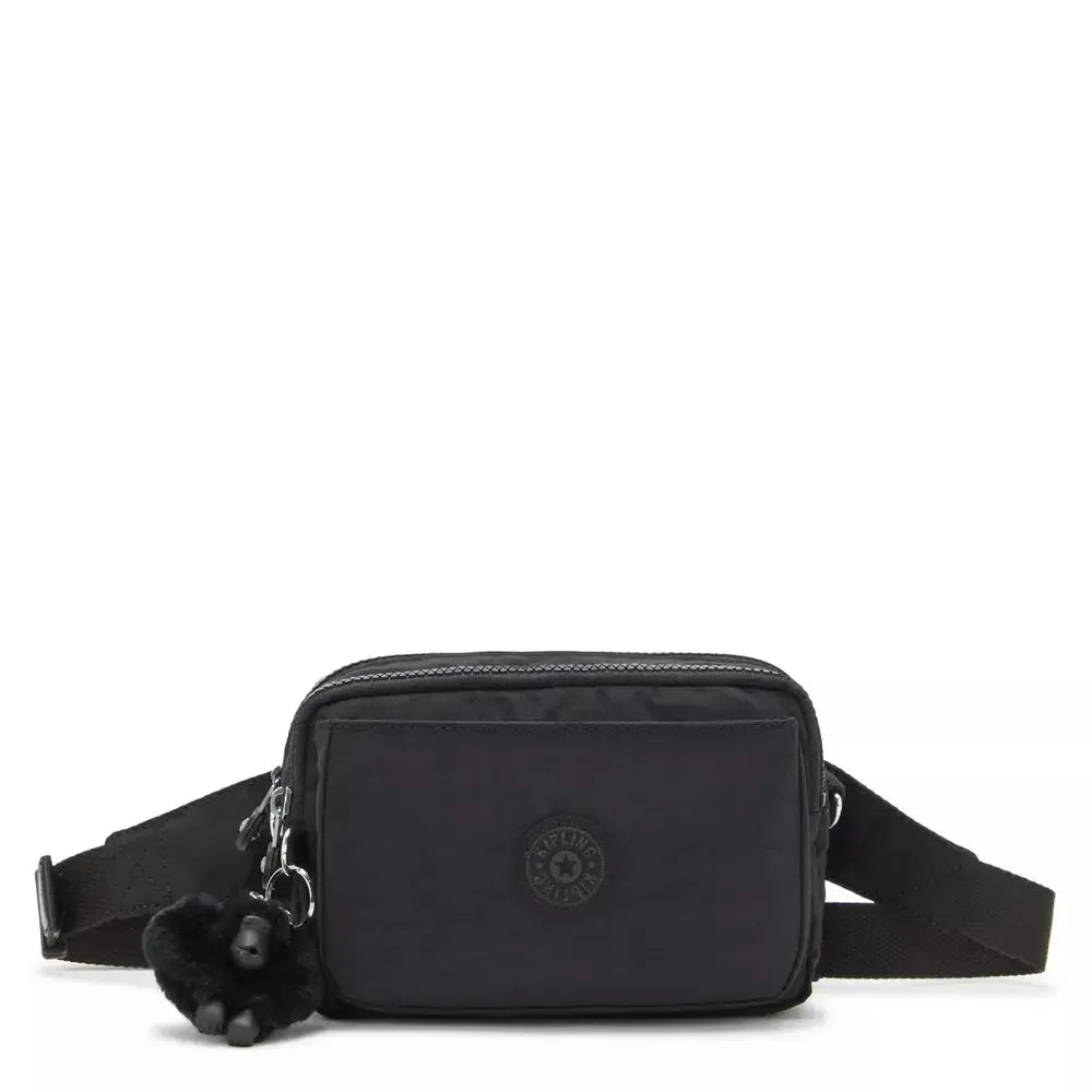 Kipling Abanu Multi mini 2-in-1 Crossbody og midjeveske Black Noir-Veske-BagBrokers