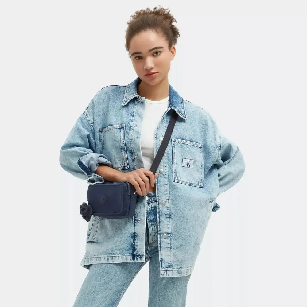 Kipling Abanu Multi mini 2-in-1 Crossbody og midjeveske Blue Bleu-Veske-BagBrokers